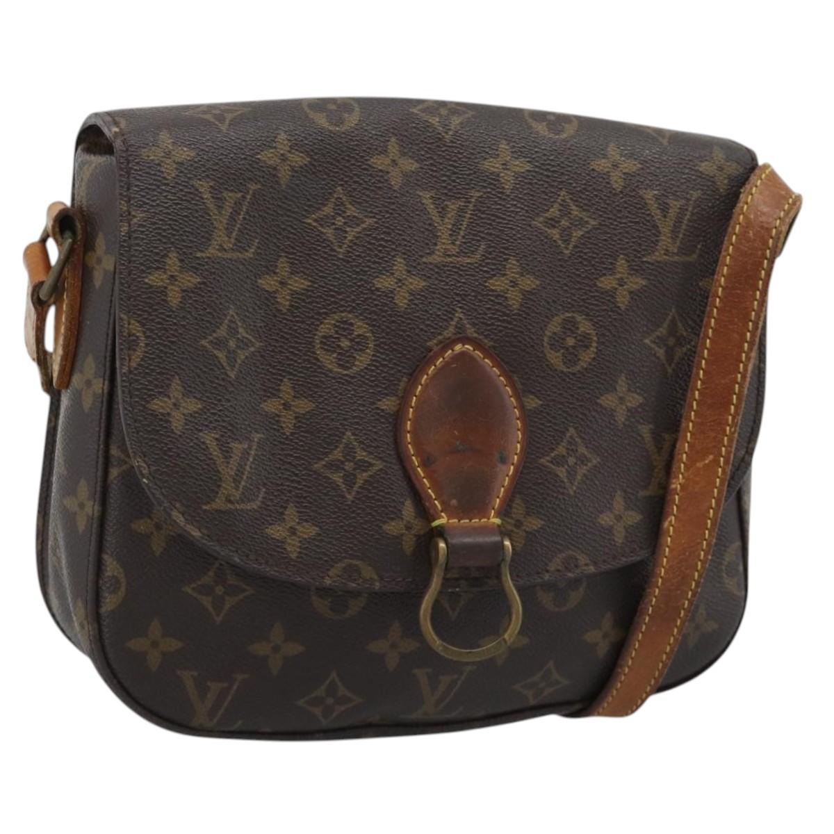 LOUIS VUITTON Monogram Saint Cloud GM Shoulder Bag M51242 LV Auth 193789
