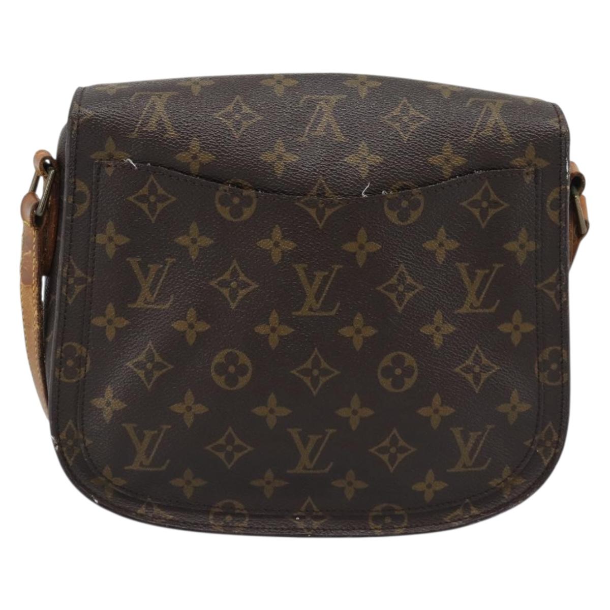 LOUIS VUITTON Monogram Saint Cloud GM Shoulder Bag M51242 LV Auth 193789