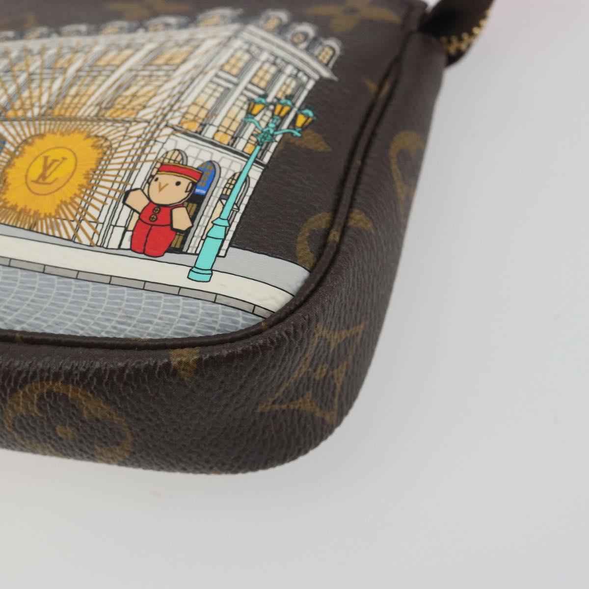 LOUIS VUITTON Vivienne Mini Pochette Accessoires Pouch M81760 LV Auth 193793M