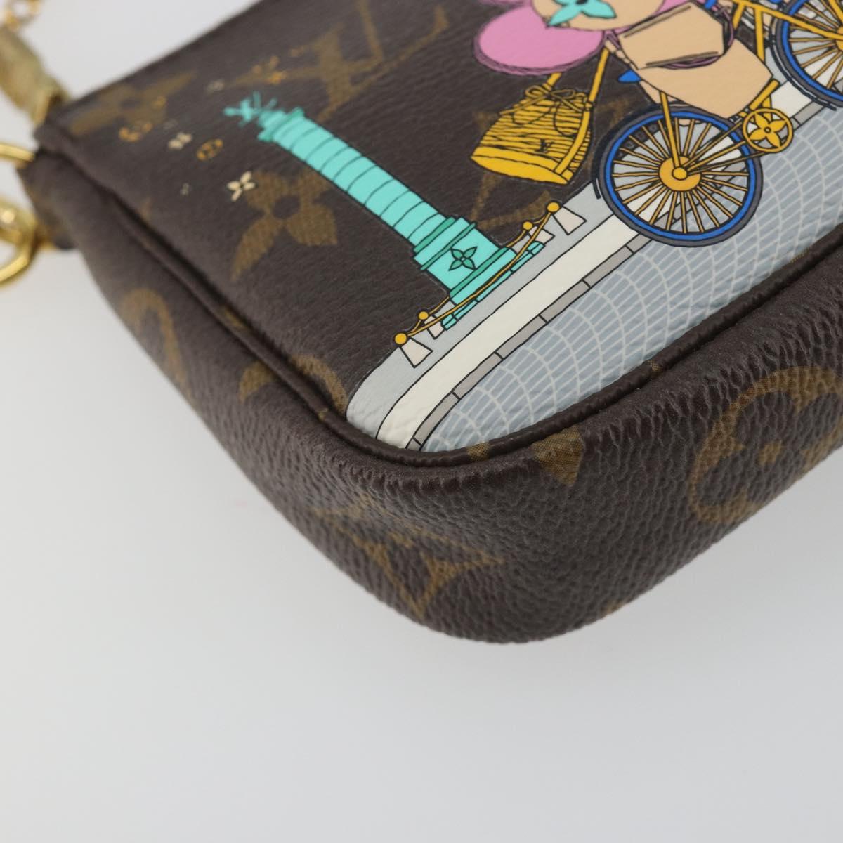LOUIS VUITTON Vivienne Mini Pochette Accessoires Pouch M81760 LV Auth 193793M