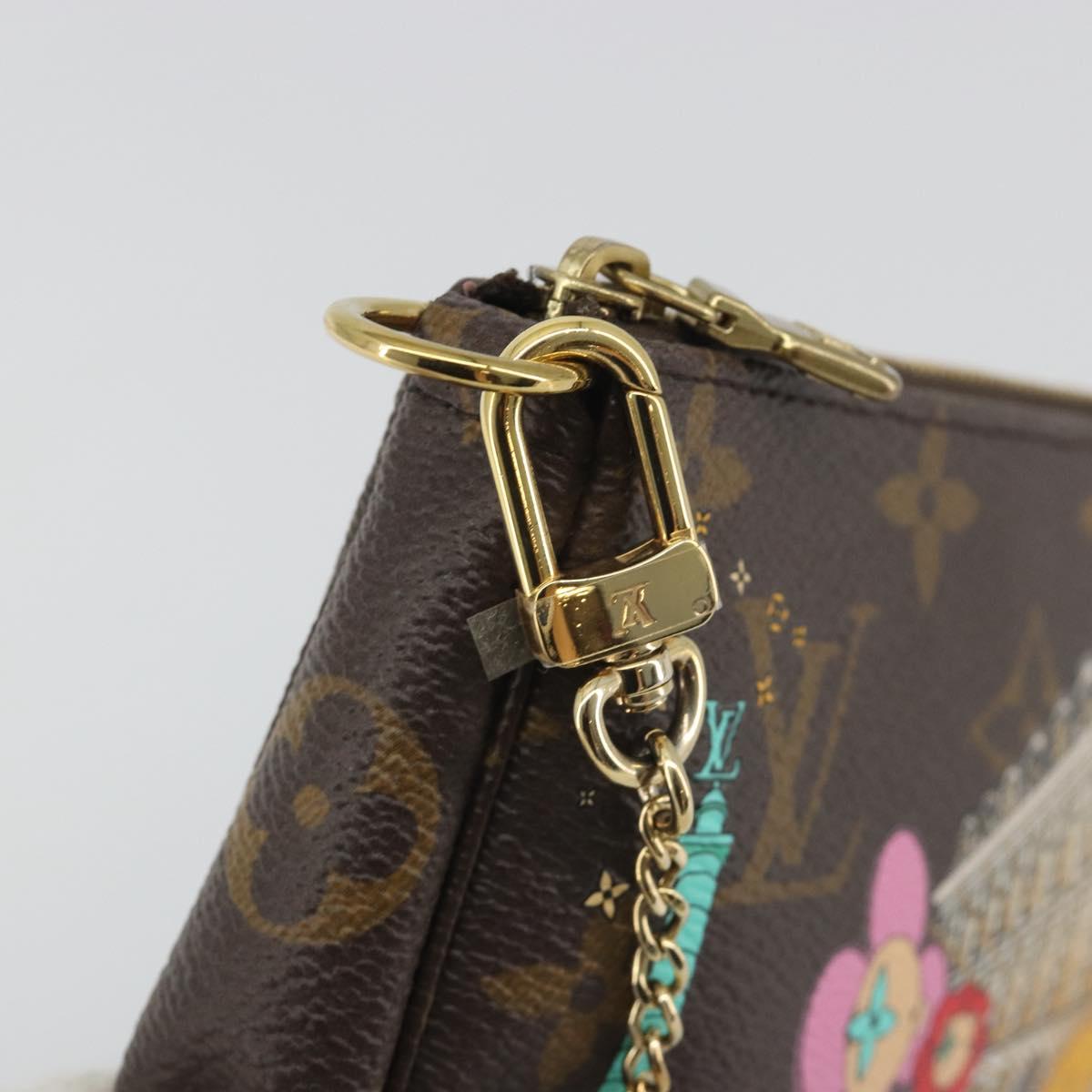 LOUIS VUITTON Vivienne Mini Pochette Accessoires Pouch M81760 LV Auth 193793M