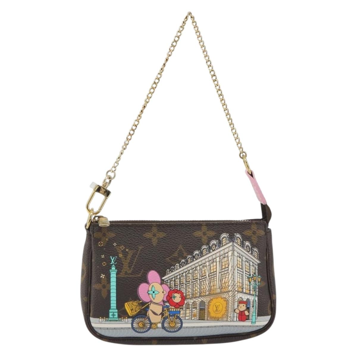 LOUIS VUITTON Vivienne Mini Pochette Accessoires Pouch M81760 LV Auth 193793M