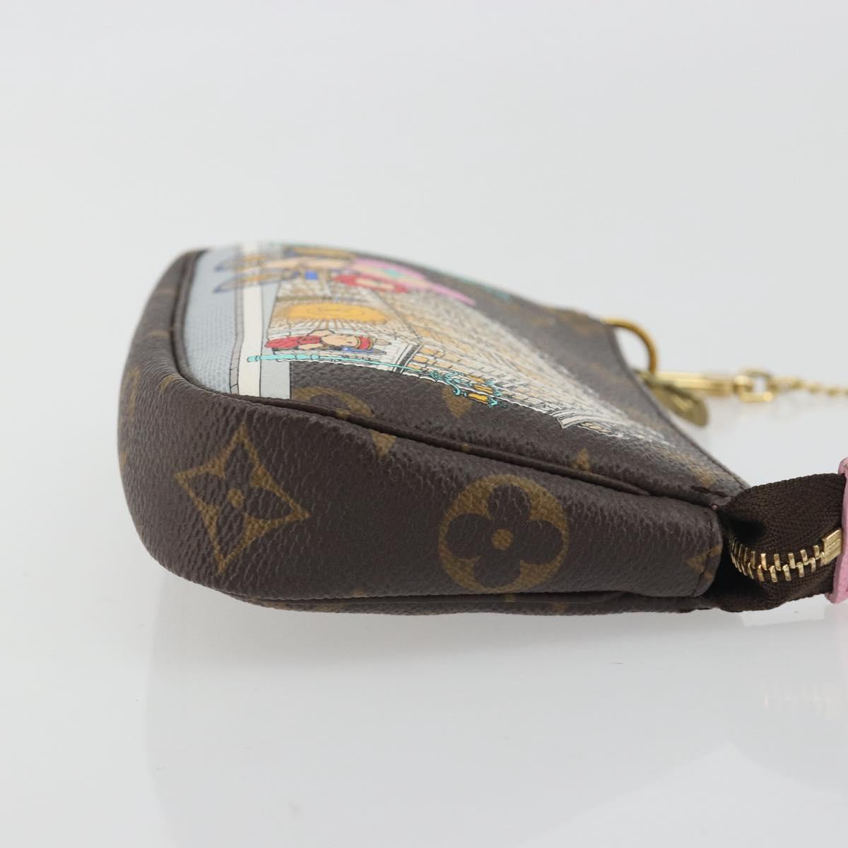 LOUIS VUITTON Vivienne Mini Pochette Accessoires Pouch M81760 LV Auth 193793M