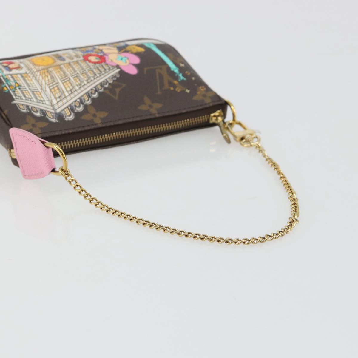 LOUIS VUITTON Vivienne Mini Pochette Accessoires Pouch M81760 LV Auth 193793M