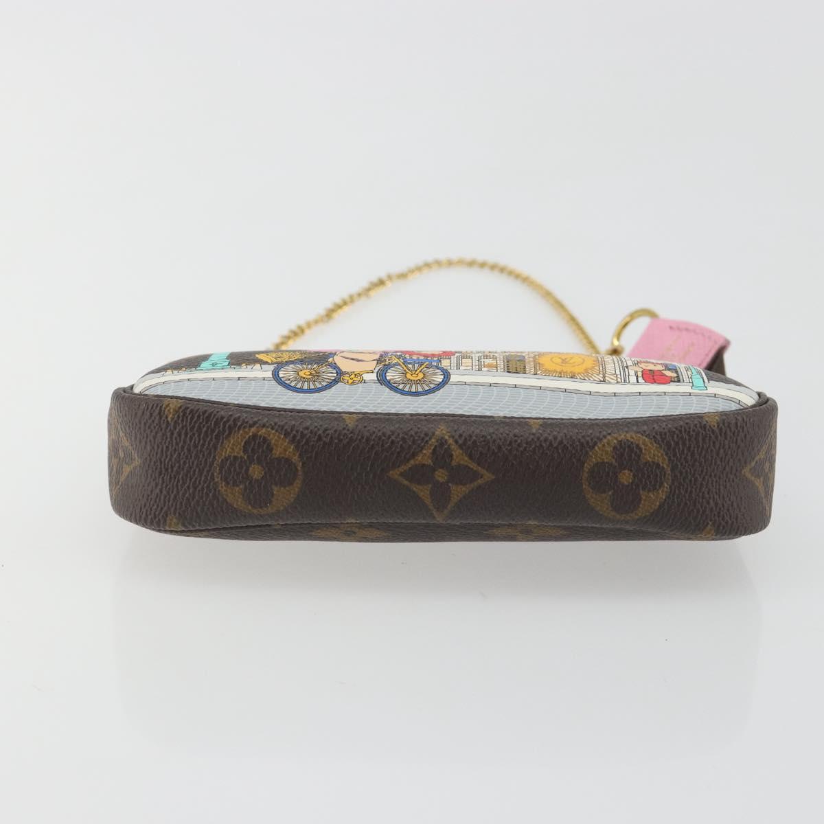 LOUIS VUITTON Vivienne Mini Pochette Accessoires Pouch M81760 LV Auth 193793M