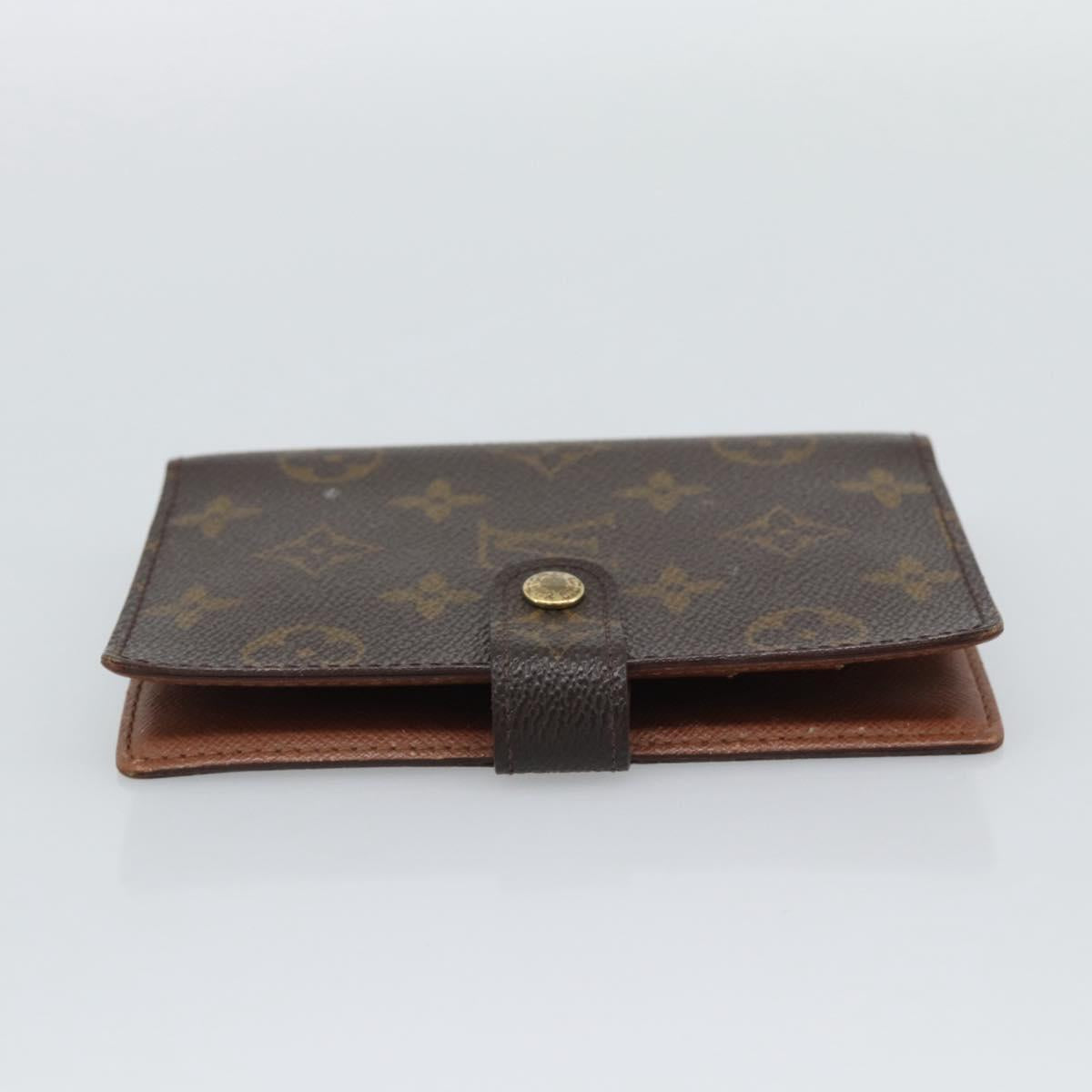 LOUIS VUITTON Monogram Agenda PM Day Planner Cover R20005 LV Auth 193795