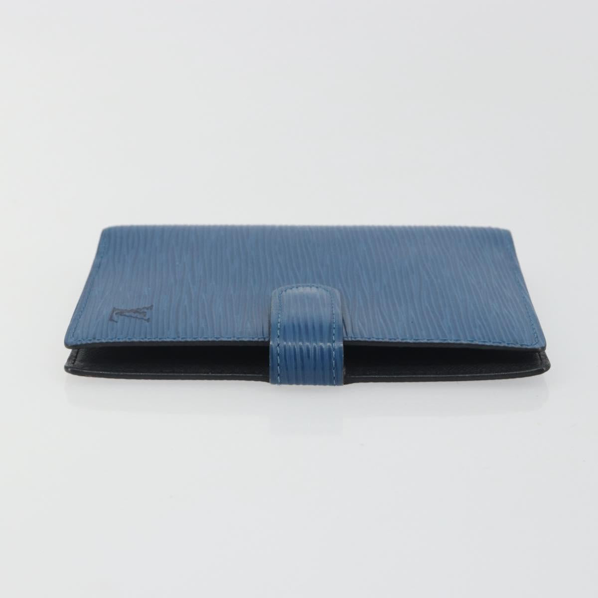 LOUIS VUITTON Epi Agenda PM Day Planner Cover Blue R20055 LV Auth 193796