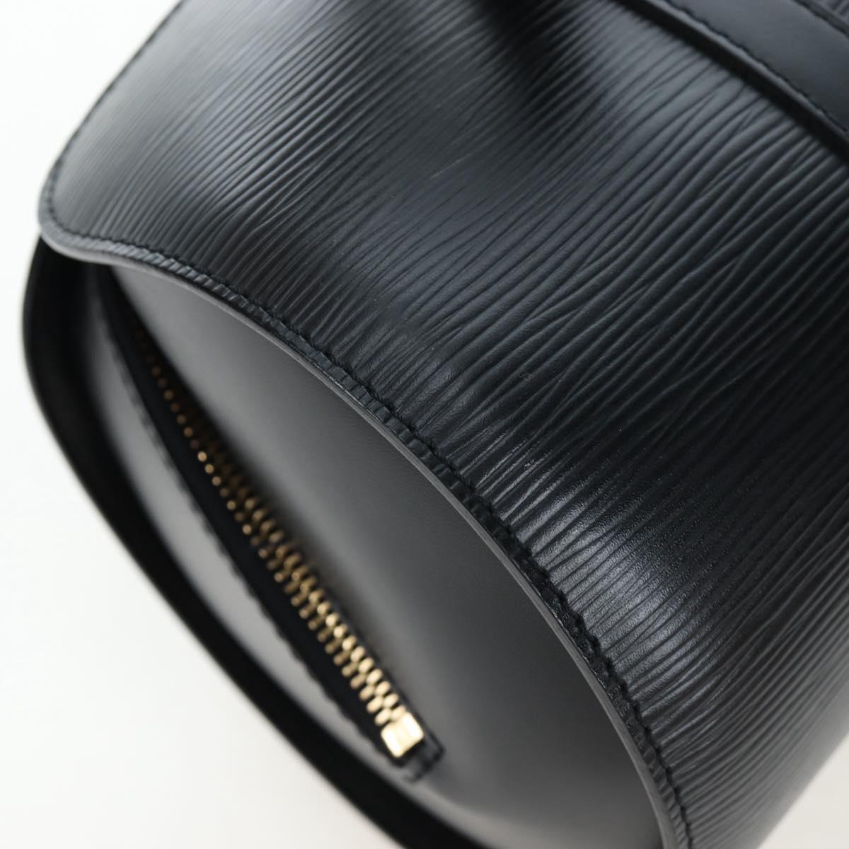 LOUIS VUITTON Epi Soufflot Hand Bag Black M52222 LV Auth 193839V