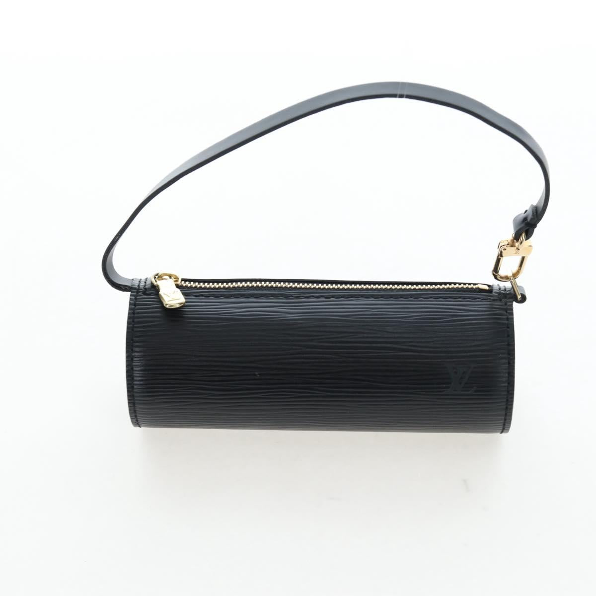 LOUIS VUITTON Epi Soufflot Hand Bag Black M52222 LV Auth 193839V