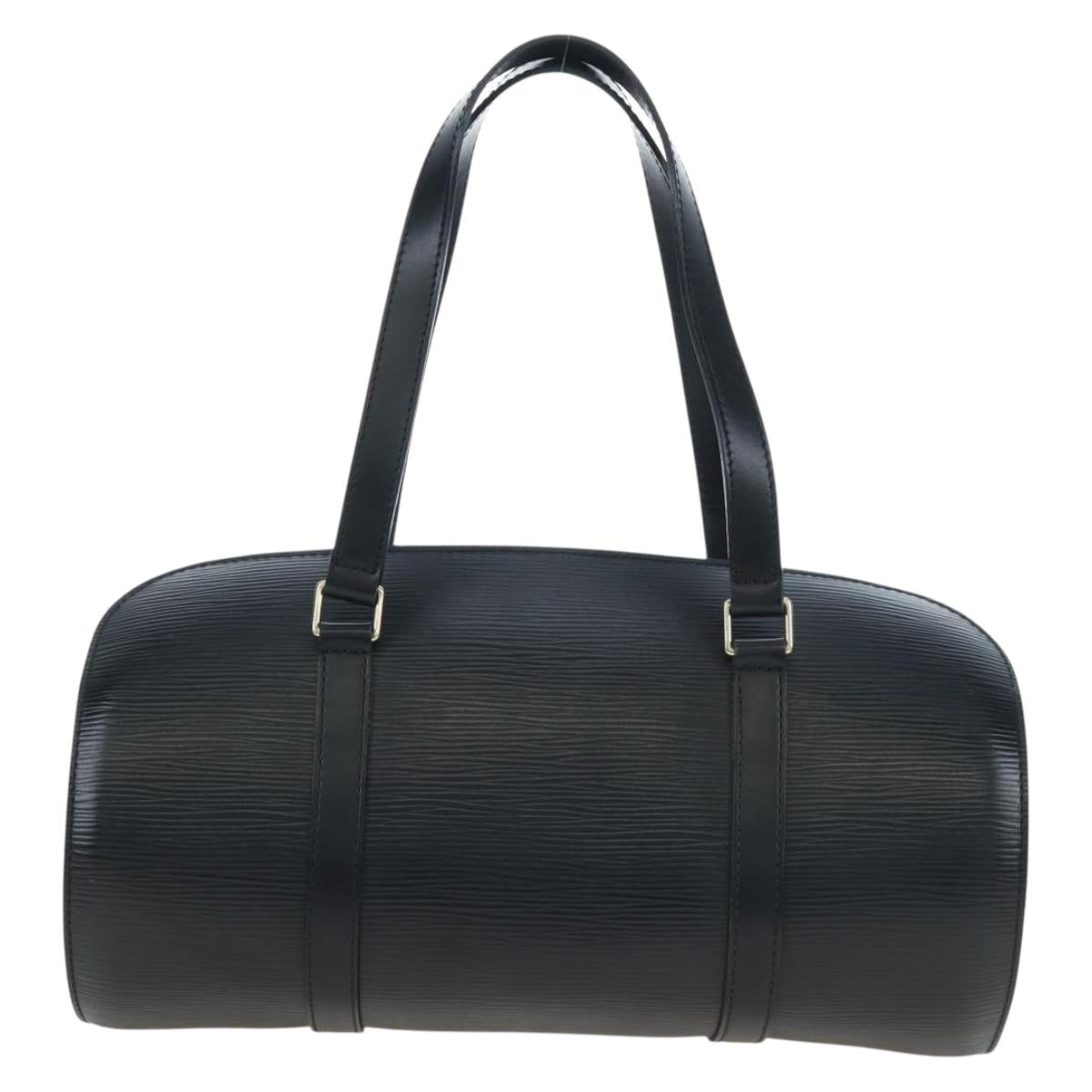 LOUIS VUITTON Epi Soufflot Hand Bag Black M52222 LV Auth 193839V
