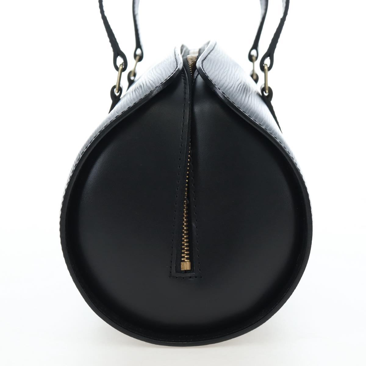 LOUIS VUITTON Epi Soufflot Hand Bag Black M52222 LV Auth 193839V