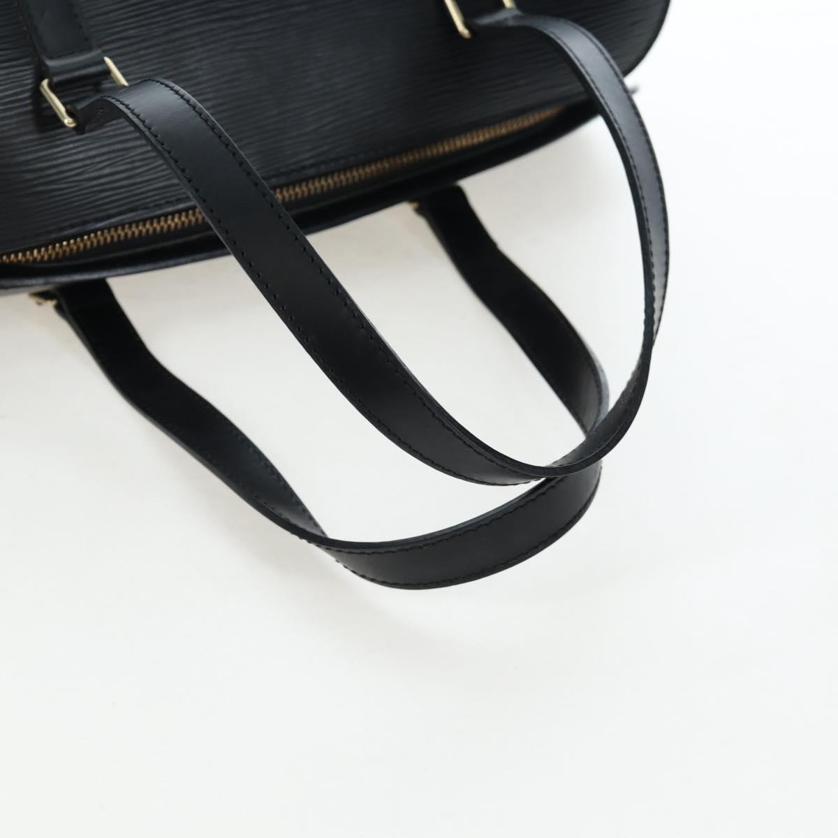 LOUIS VUITTON Epi Soufflot Hand Bag Black M52222 LV Auth 193839V