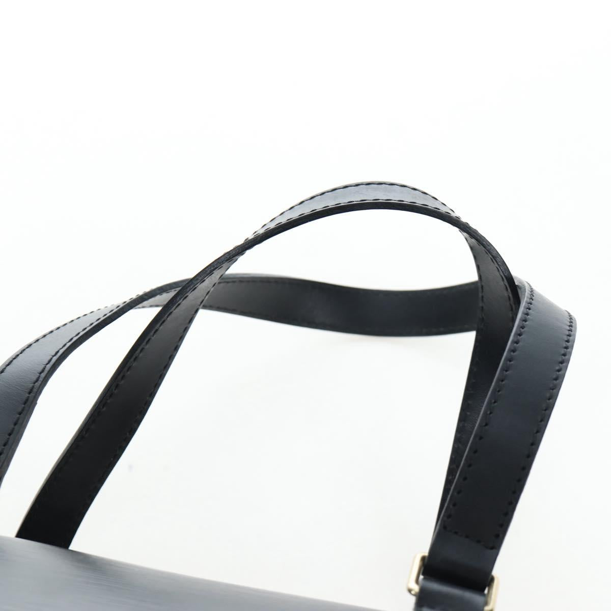 LOUIS VUITTON Epi Soufflot Hand Bag Black M52222 LV Auth 193839V