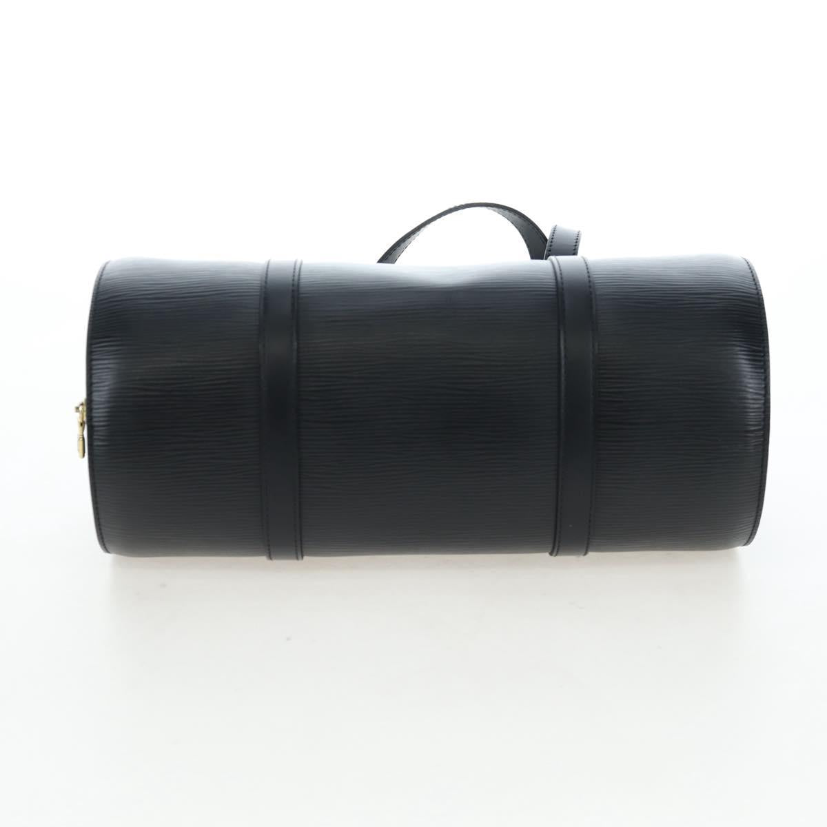 LOUIS VUITTON Epi Soufflot Hand Bag Black M52222 LV Auth 193839V