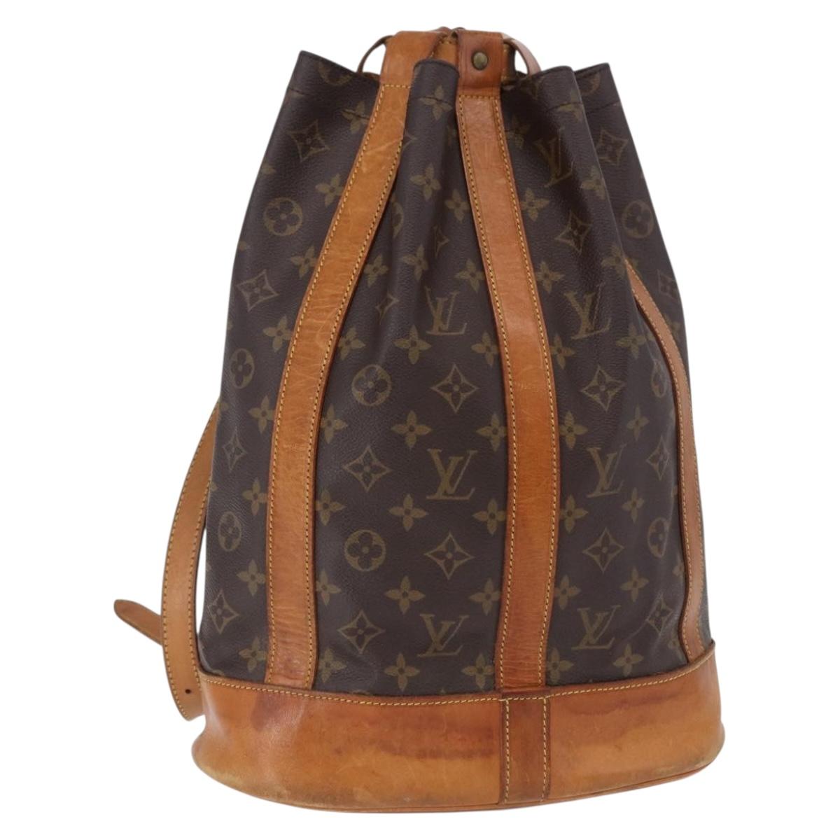 LOUIS VUITTON Monogram Randonnee PM Shoulder Bag M42243 LV Auth 193841