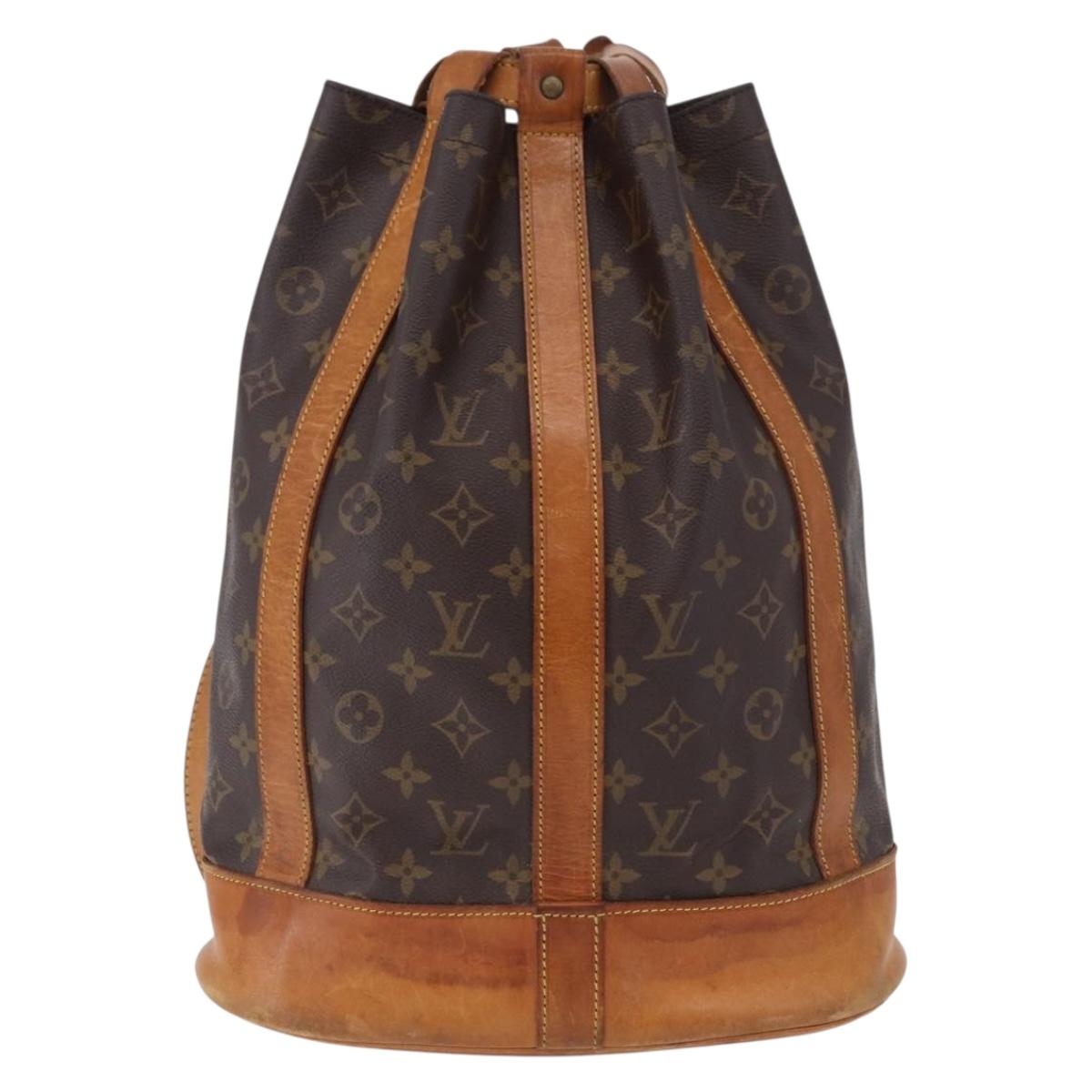 LOUIS VUITTON Monogram Randonnee PM Shoulder Bag M42243 LV Auth 193841