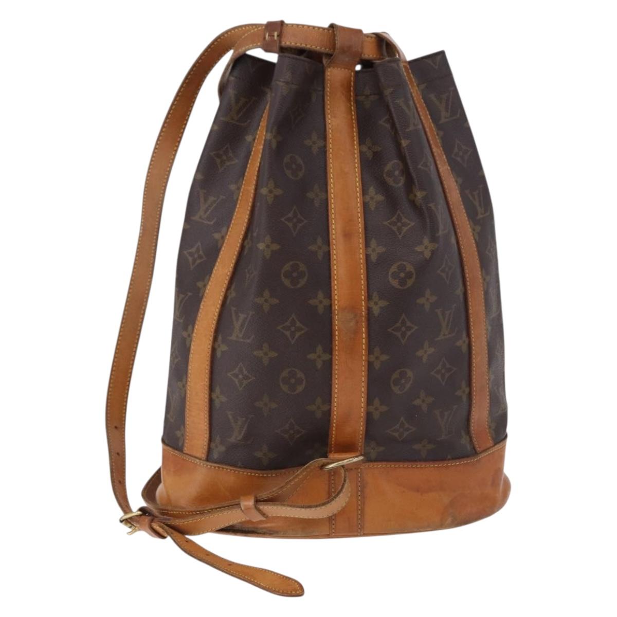 LOUIS VUITTON Monogram Randonnee PM Shoulder Bag M42243 LV Auth 193841