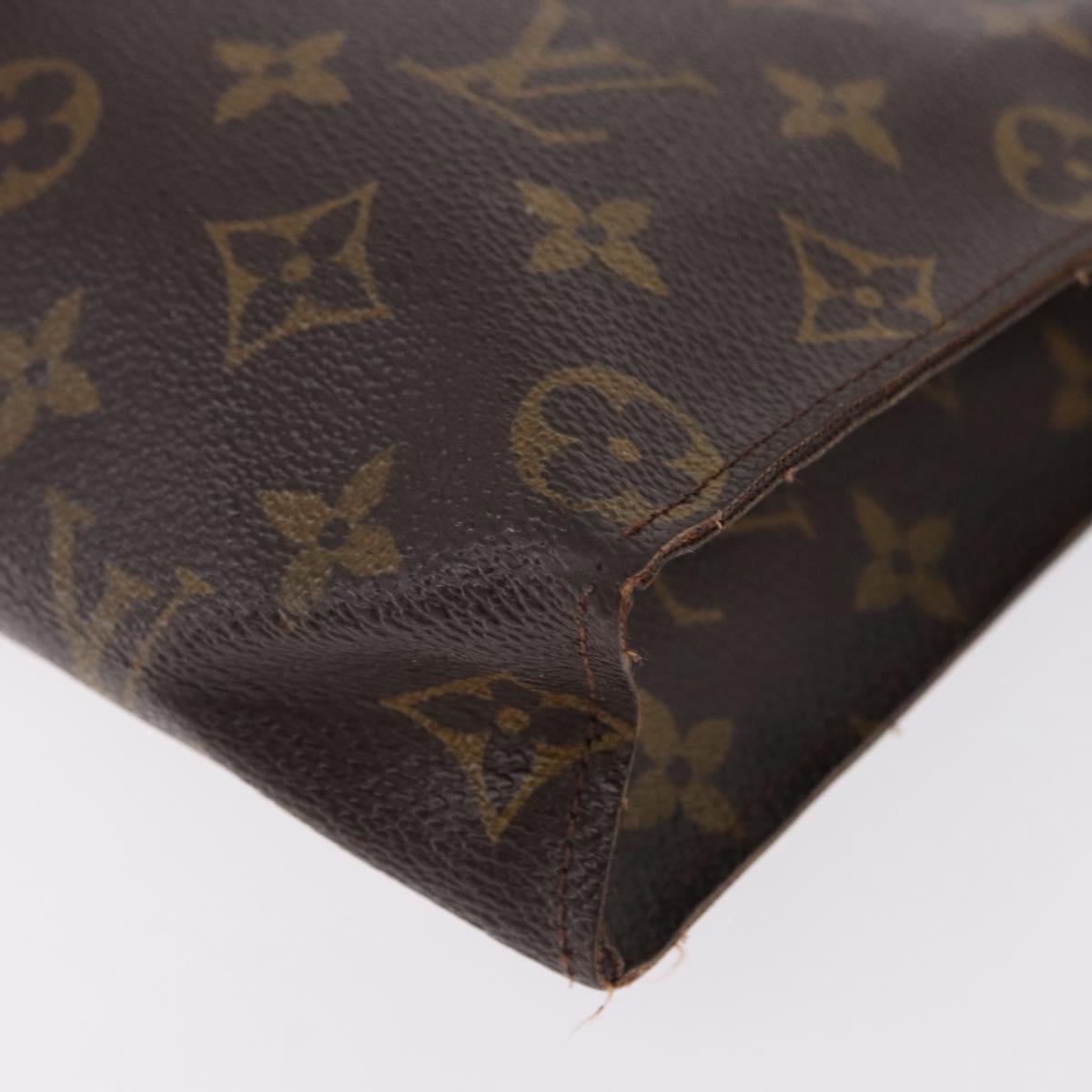 LOUIS VUITTON Monogram Poche Toilette 26 Pouch M47542 LV Auth 193844