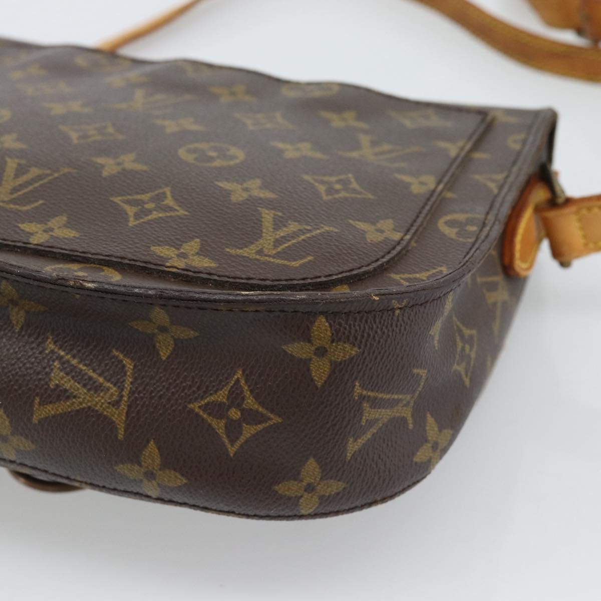 LOUIS VUITTON Monogram Saint Cloud GM Shoulder Bag M51242 LV Auth 193845