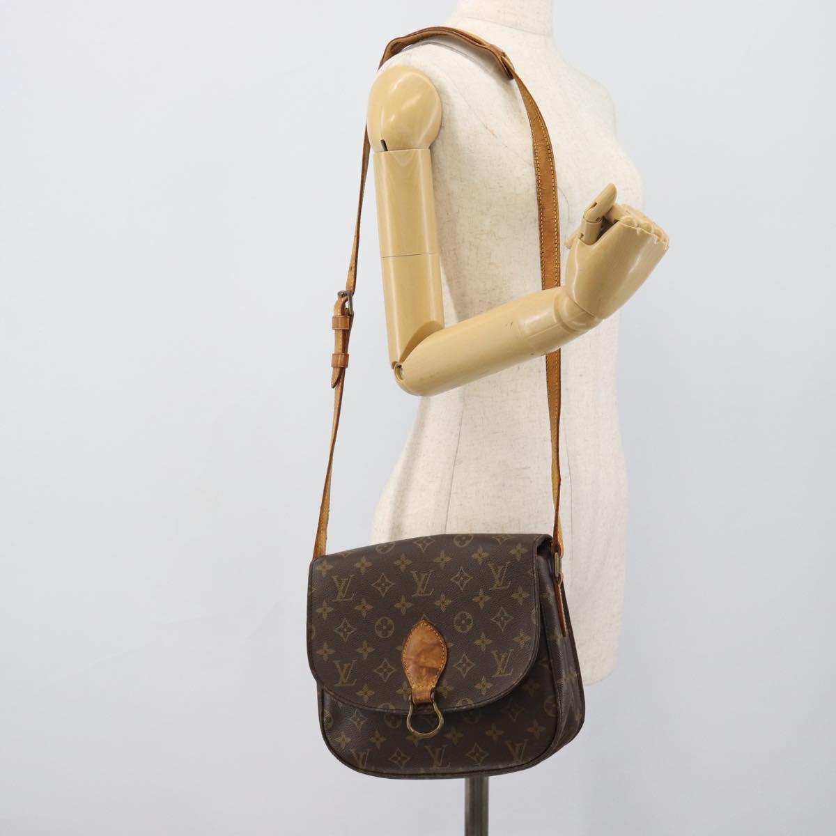 LOUIS VUITTON Monogram Saint Cloud GM Shoulder Bag M51242 LV Auth 193845