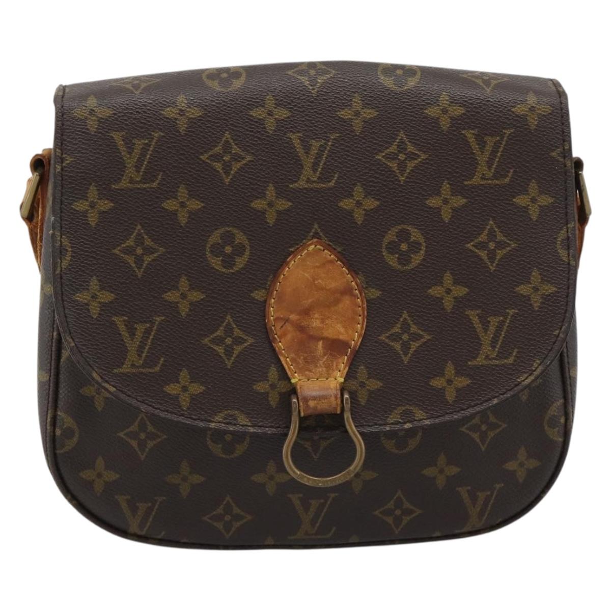 LOUIS VUITTON Monogram Saint Cloud GM Shoulder Bag M51242 LV Auth 193845