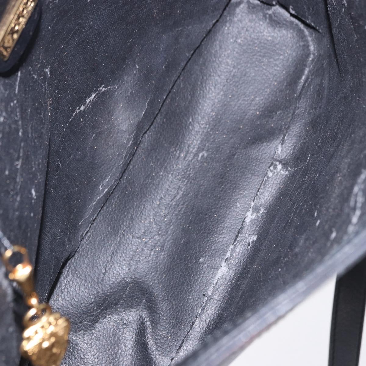 GUCCI Micro GG Supreme Web Sherry Line Bag PVC Black 001 110 0968 Auth 193846