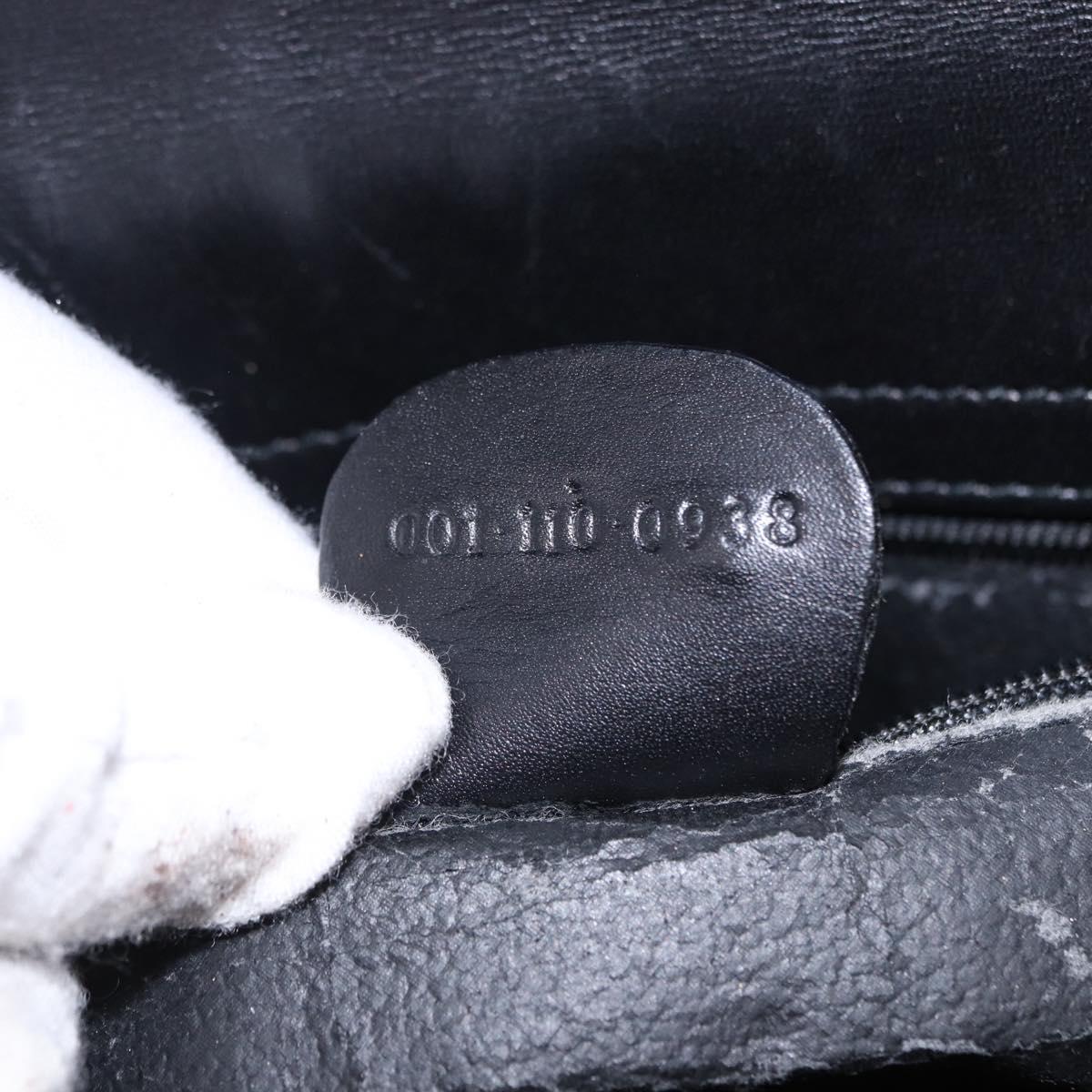 GUCCI Micro GG Supreme Web Sherry Line Bag PVC Black 001 110 0968 Auth 193846