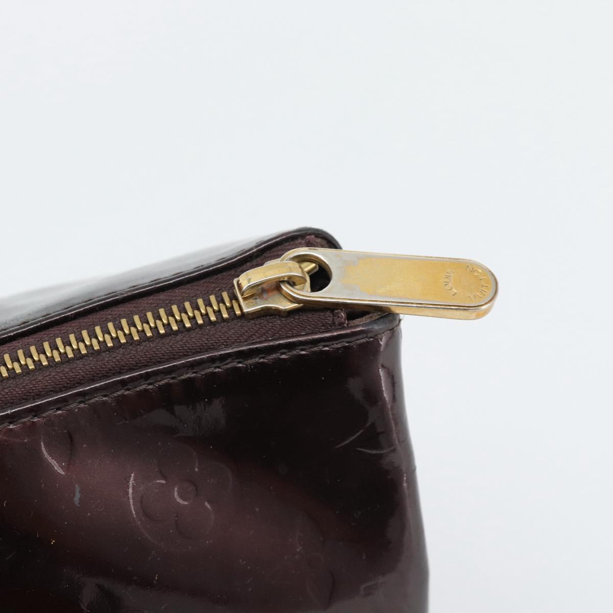 LOUIS VUITTON Monogram Vernis Rosewood Avenue Bag Amarante M93510 LV Auth 193852