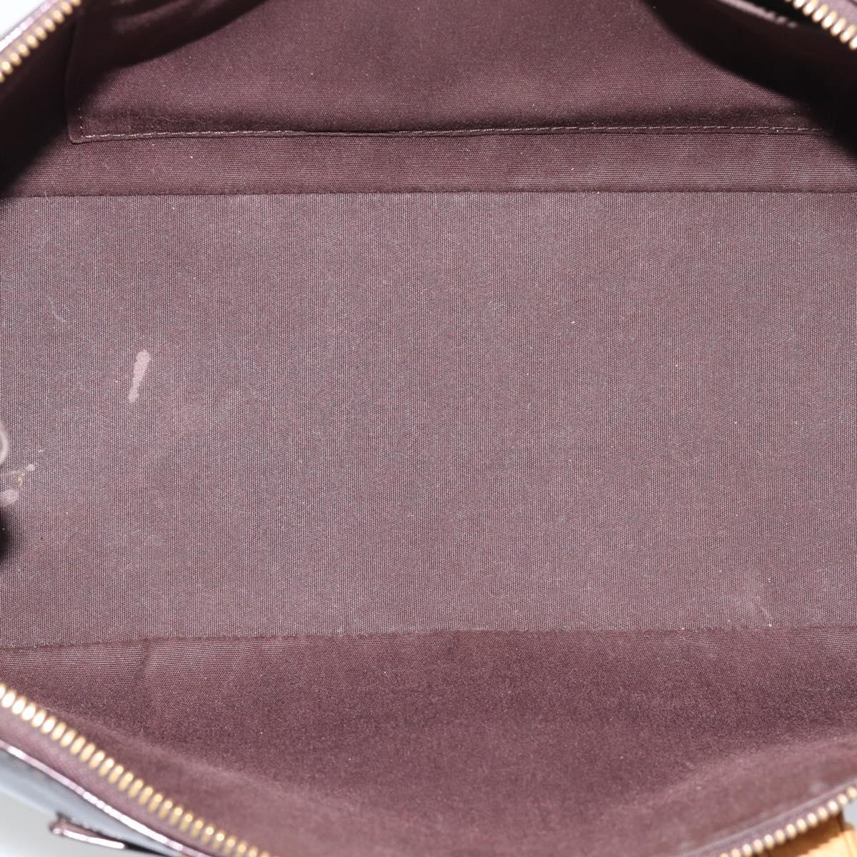 LOUIS VUITTON Monogram Vernis Rosewood Avenue Bag Amarante M93510 LV Auth 193852
