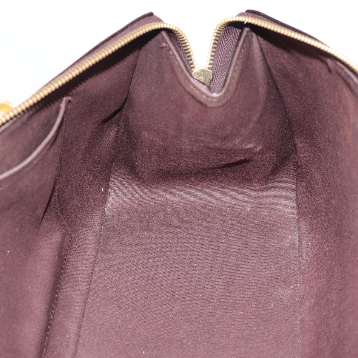 LOUIS VUITTON Monogram Vernis Rosewood Avenue Bag Amarante M93510 LV Auth 193852