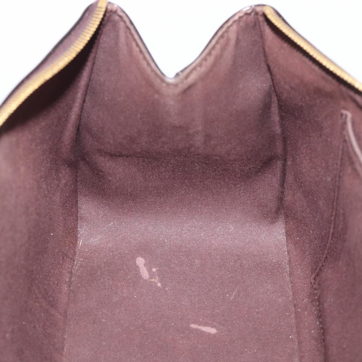 LOUIS VUITTON Monogram Vernis Rosewood Avenue Bag Amarante M93510 LV Auth 193852