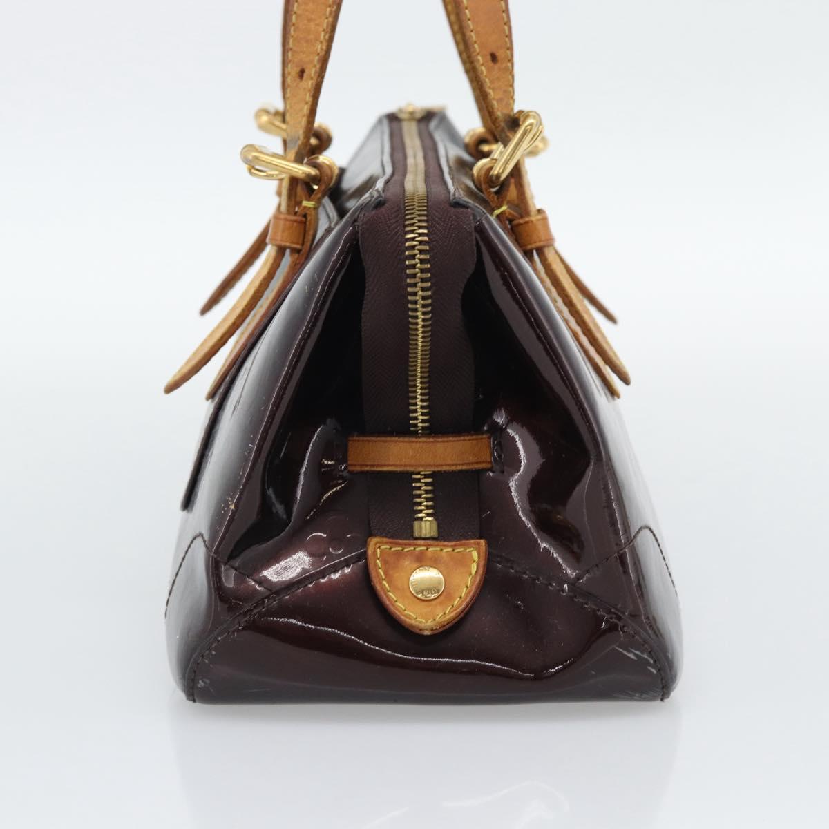 LOUIS VUITTON Monogram Vernis Rosewood Avenue Bag Amarante M93510 LV Auth 193852