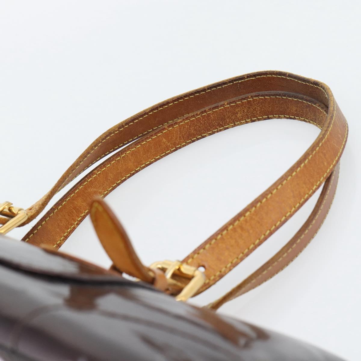 LOUIS VUITTON Monogram Vernis Rosewood Avenue Bag Amarante M93510 LV Auth 193852