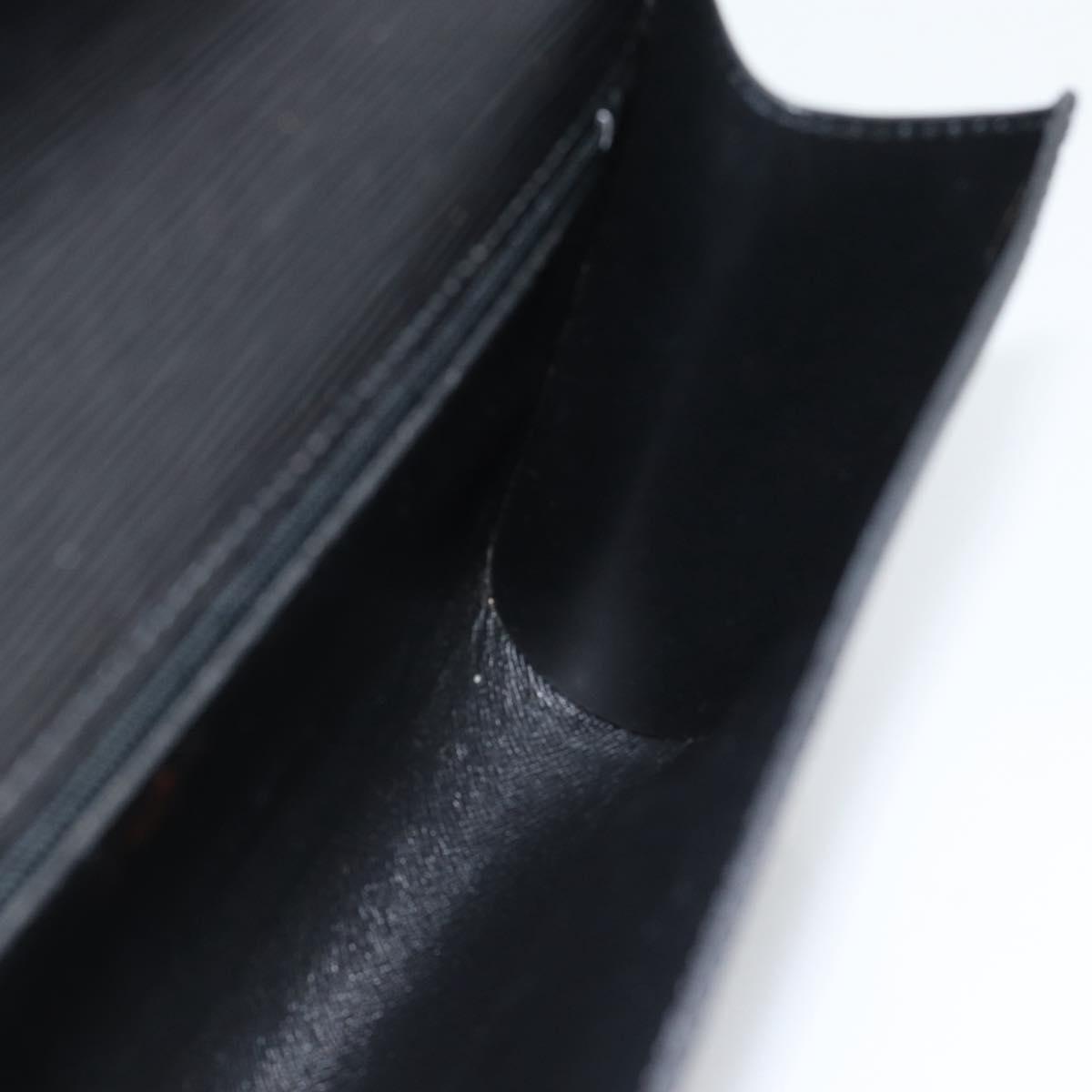 LOUIS VUITTON Epi Chaillot Clutch Bag Black M52542 LV Auth 193853