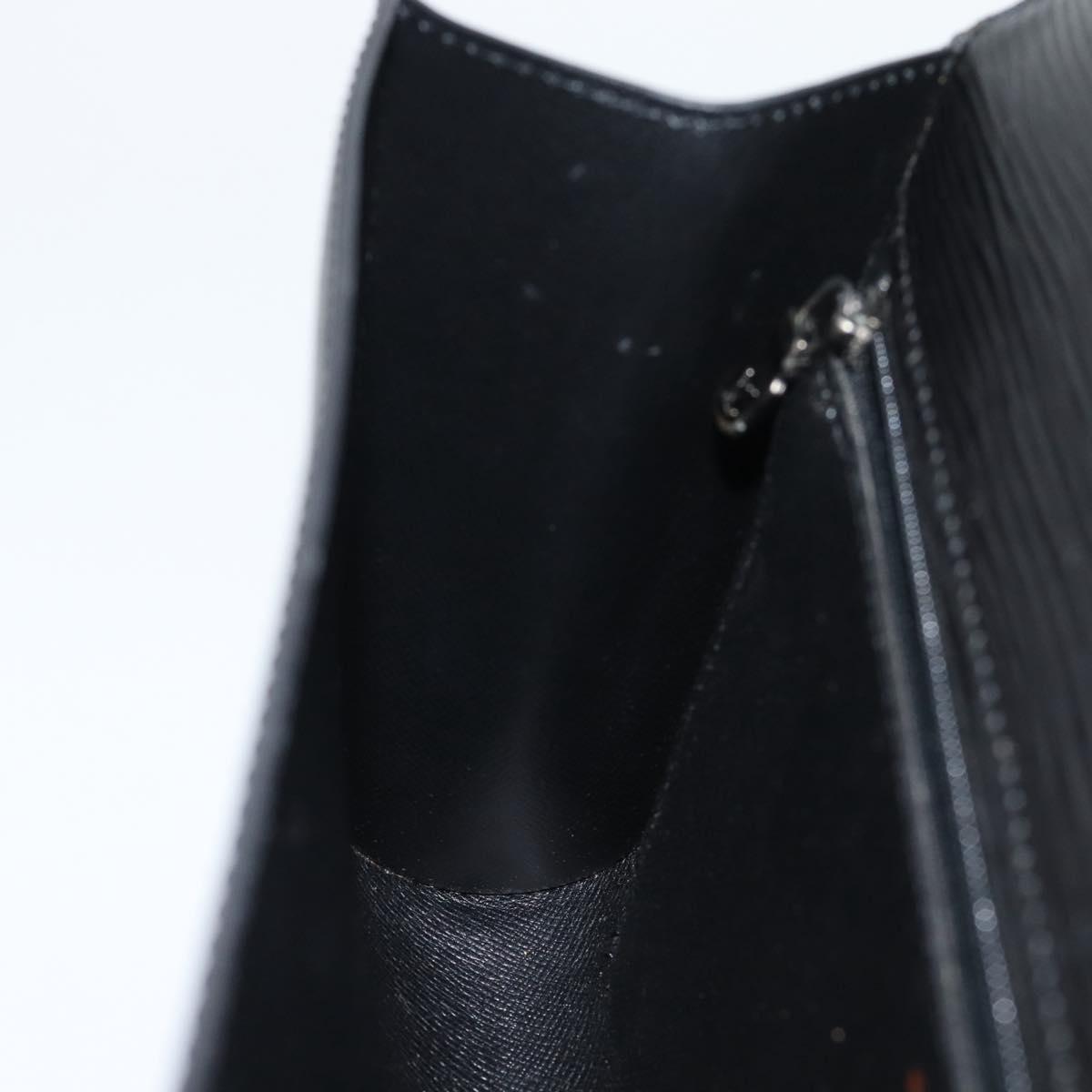 LOUIS VUITTON Epi Chaillot Clutch Bag Black M52542 LV Auth 193853