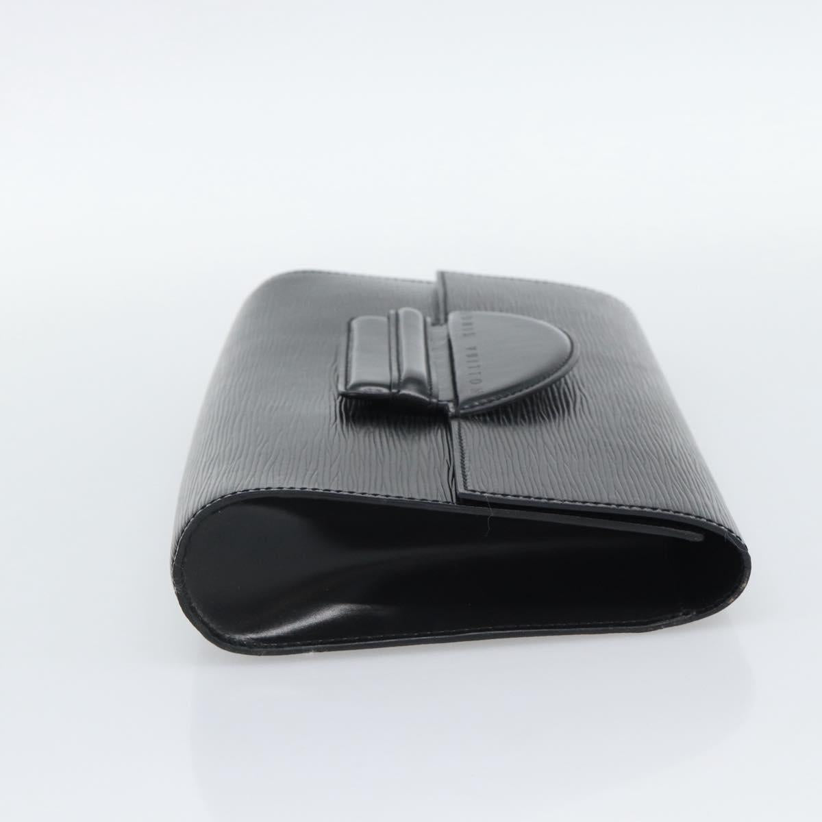 LOUIS VUITTON Epi Chaillot Clutch Bag Black M52542 LV Auth 193853