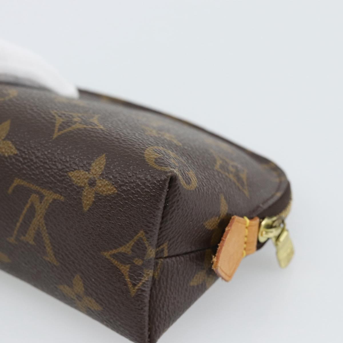 LOUIS VUITTON Monogram Pochette Cosmetic PM Pouch M43998 LV Auth 193864