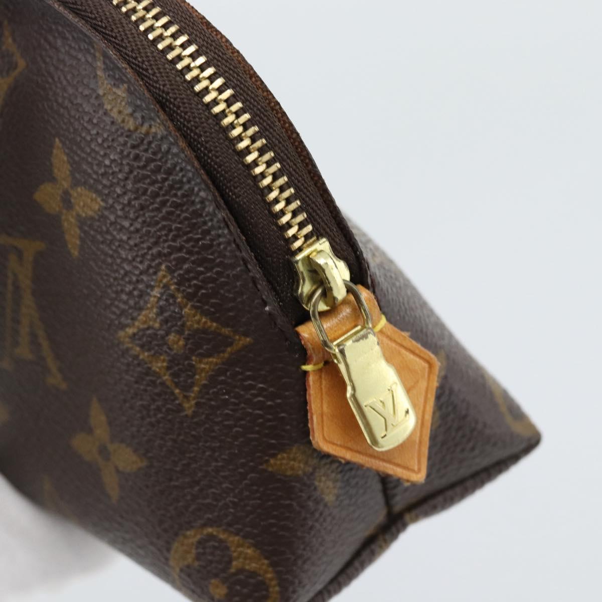 LOUIS VUITTON Monogram Pochette Cosmetic PM Pouch M43998 LV Auth 193864