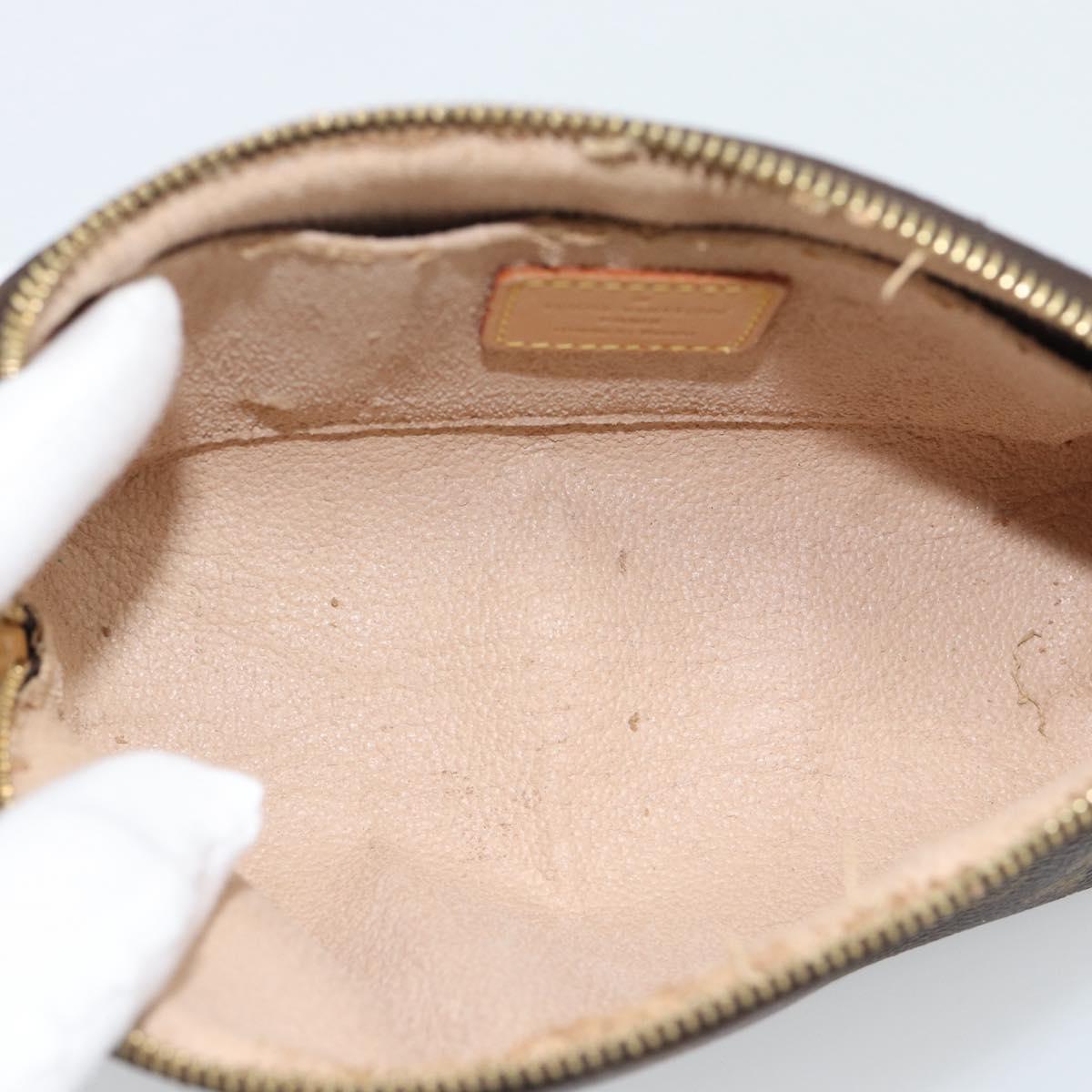 LOUIS VUITTON Monogram Pochette Cosmetic PM Pouch M43998 LV Auth 193864