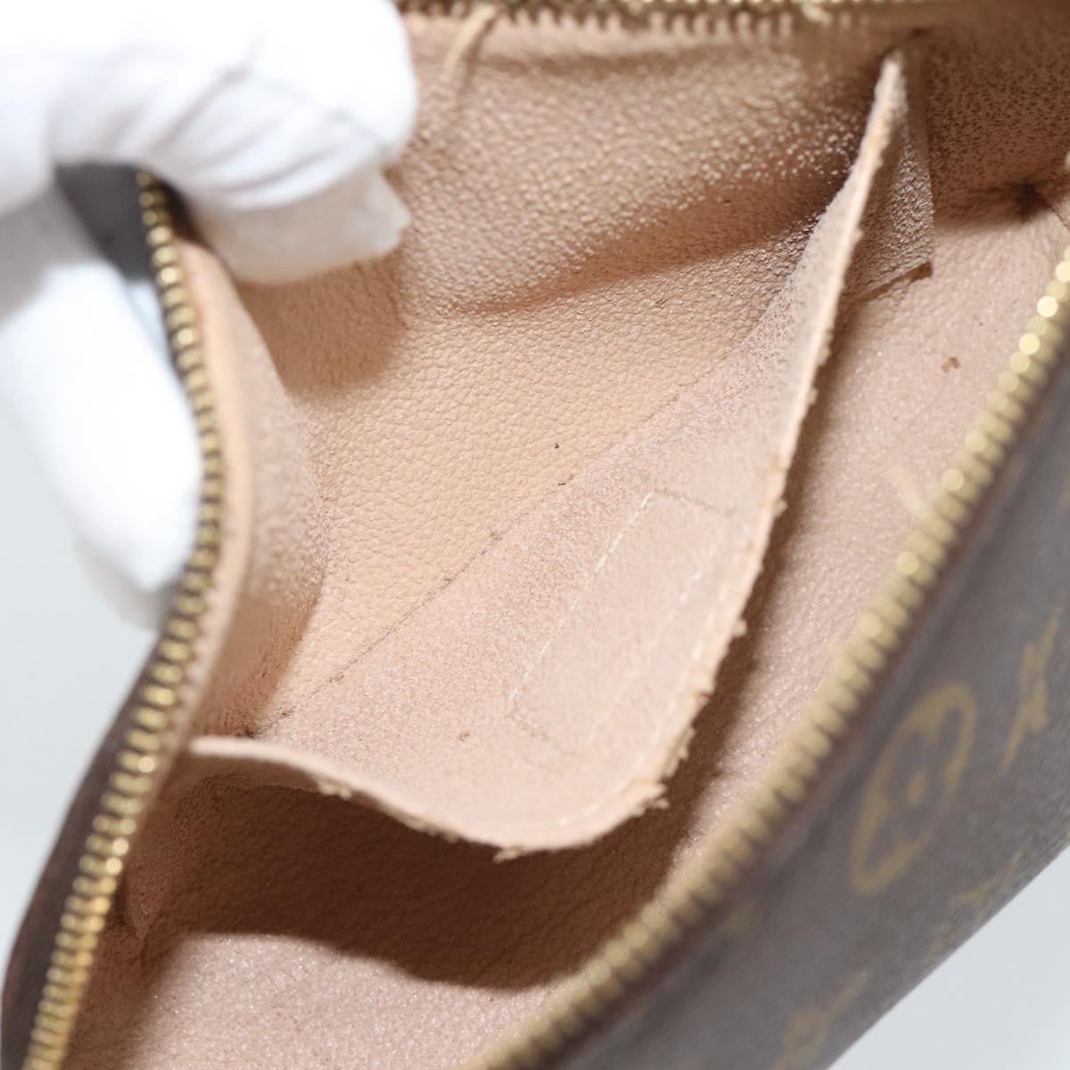 LOUIS VUITTON Monogram Pochette Cosmetic PM Pouch M43998 LV Auth 193864
