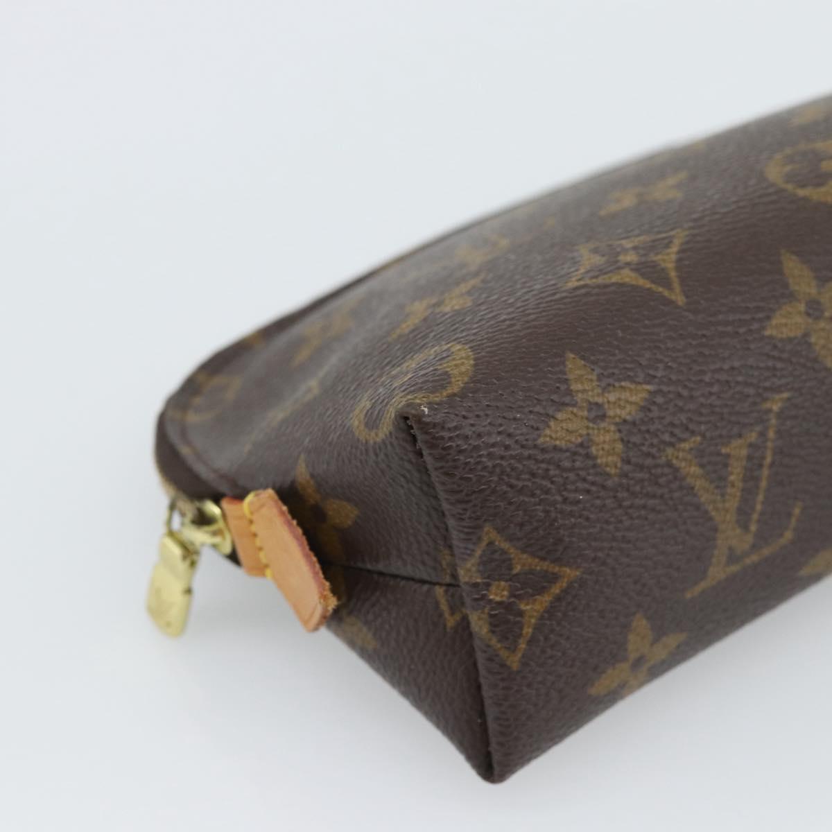 LOUIS VUITTON Monogram Pochette Cosmetic PM Pouch M43998 LV Auth 193864