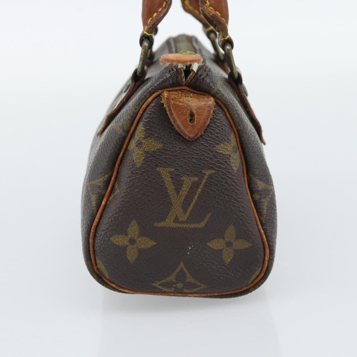 LOUIS VUITTON Monogram Mini Speedy Hand Bag M41534 LV Auth 193865