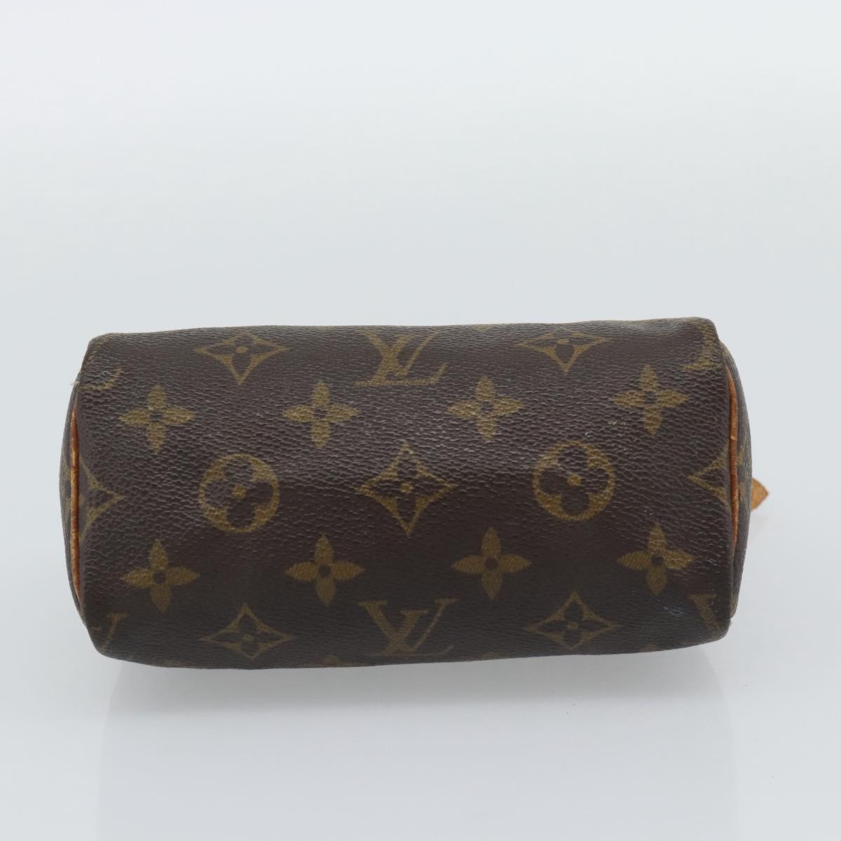 LOUIS VUITTON Monogram Mini Speedy Hand Bag M41534 LV Auth 193865