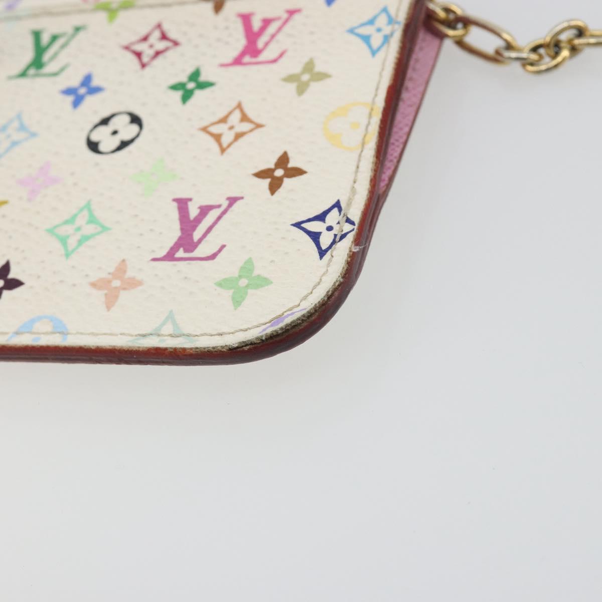 LOUIS VUITTON Monogram Multicolor Pochette Cles NM Purse M93734 LV Auth 193869