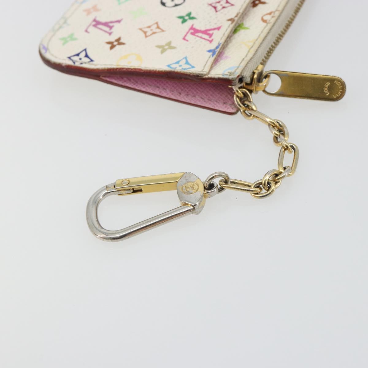 LOUIS VUITTON Monogram Multicolor Pochette Cles NM Purse M93734 LV Auth 193869