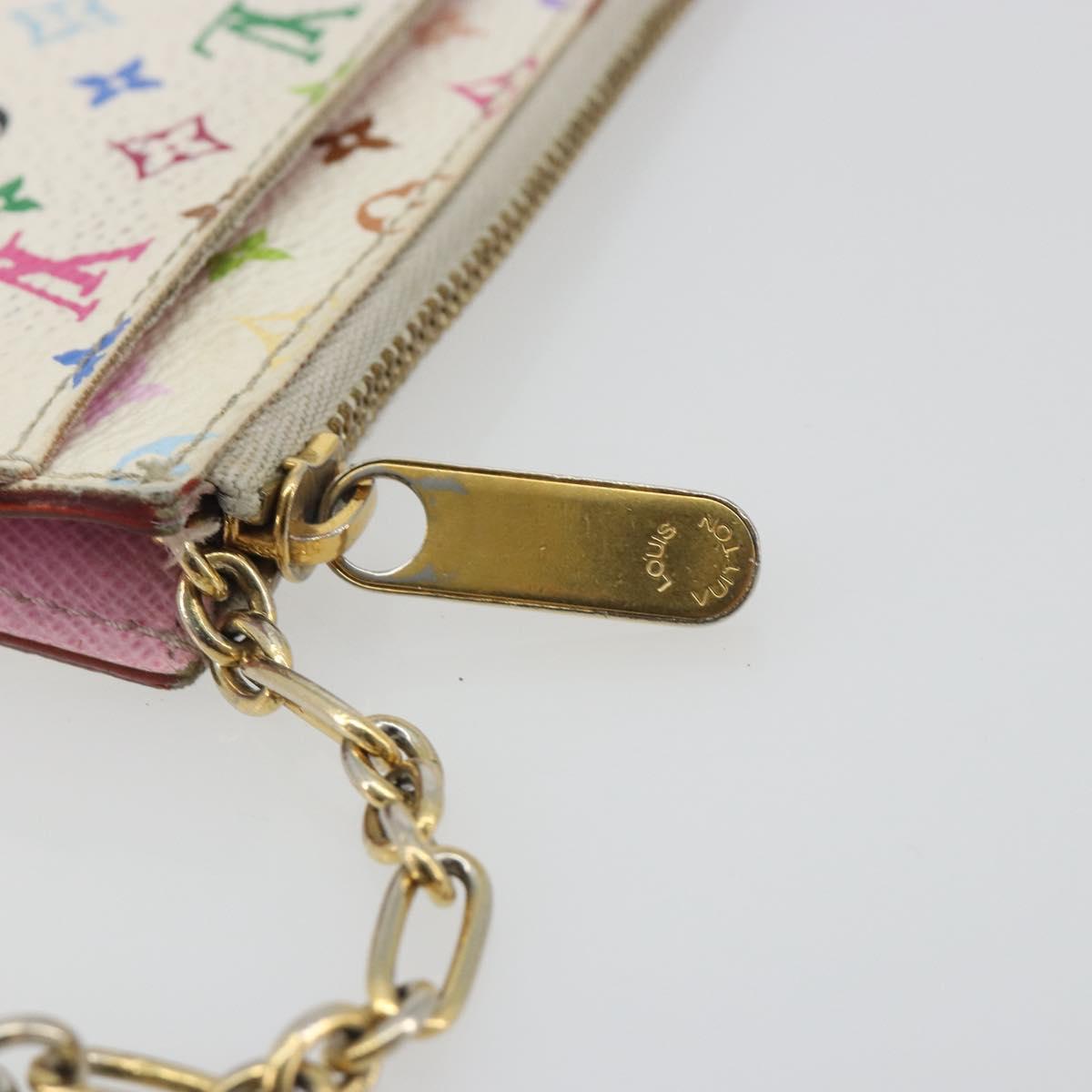 LOUIS VUITTON Monogram Multicolor Pochette Cles NM Purse M93734 LV Auth 193869