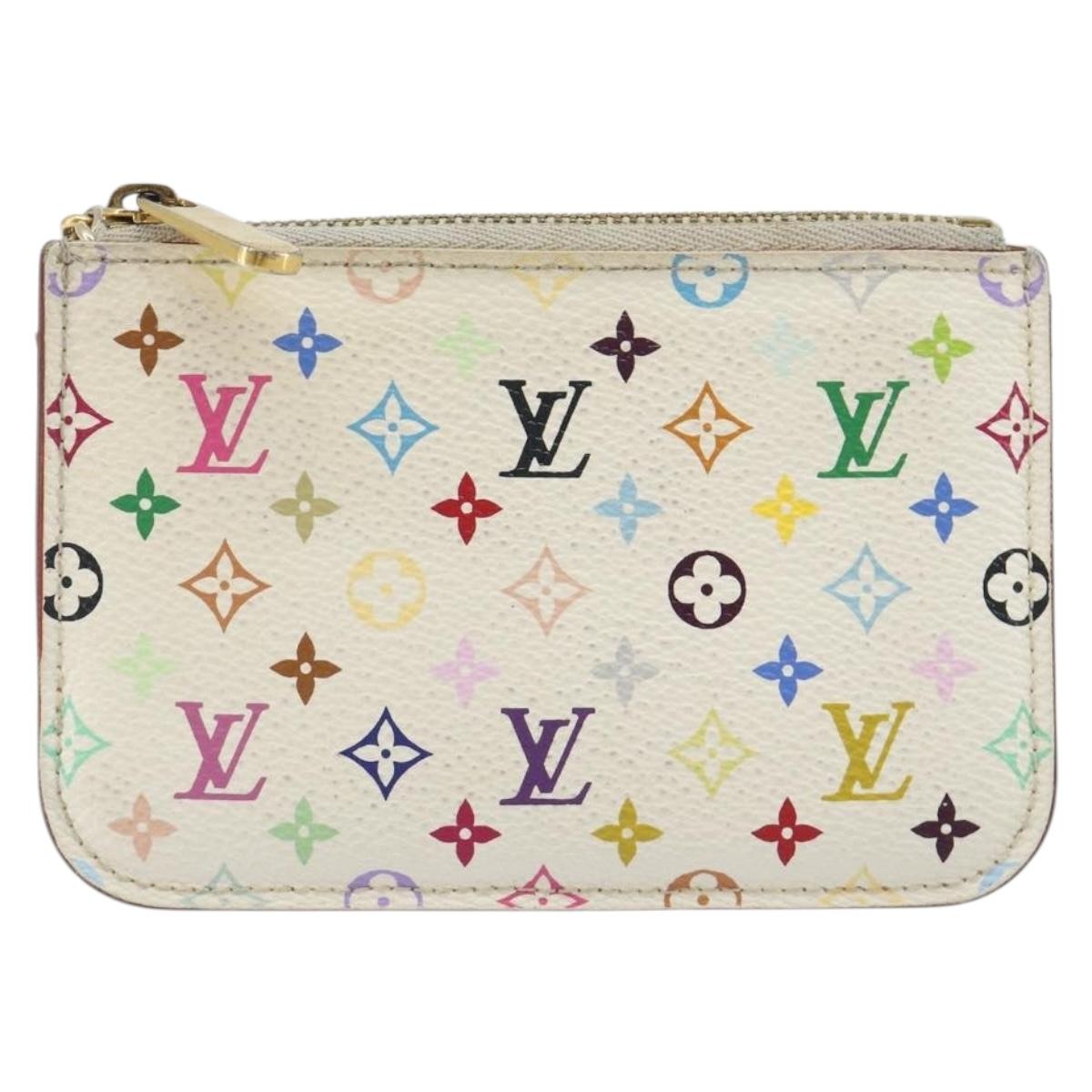 LOUIS VUITTON Monogram Multicolor Pochette Cles NM Purse M93734 LV Auth 193869