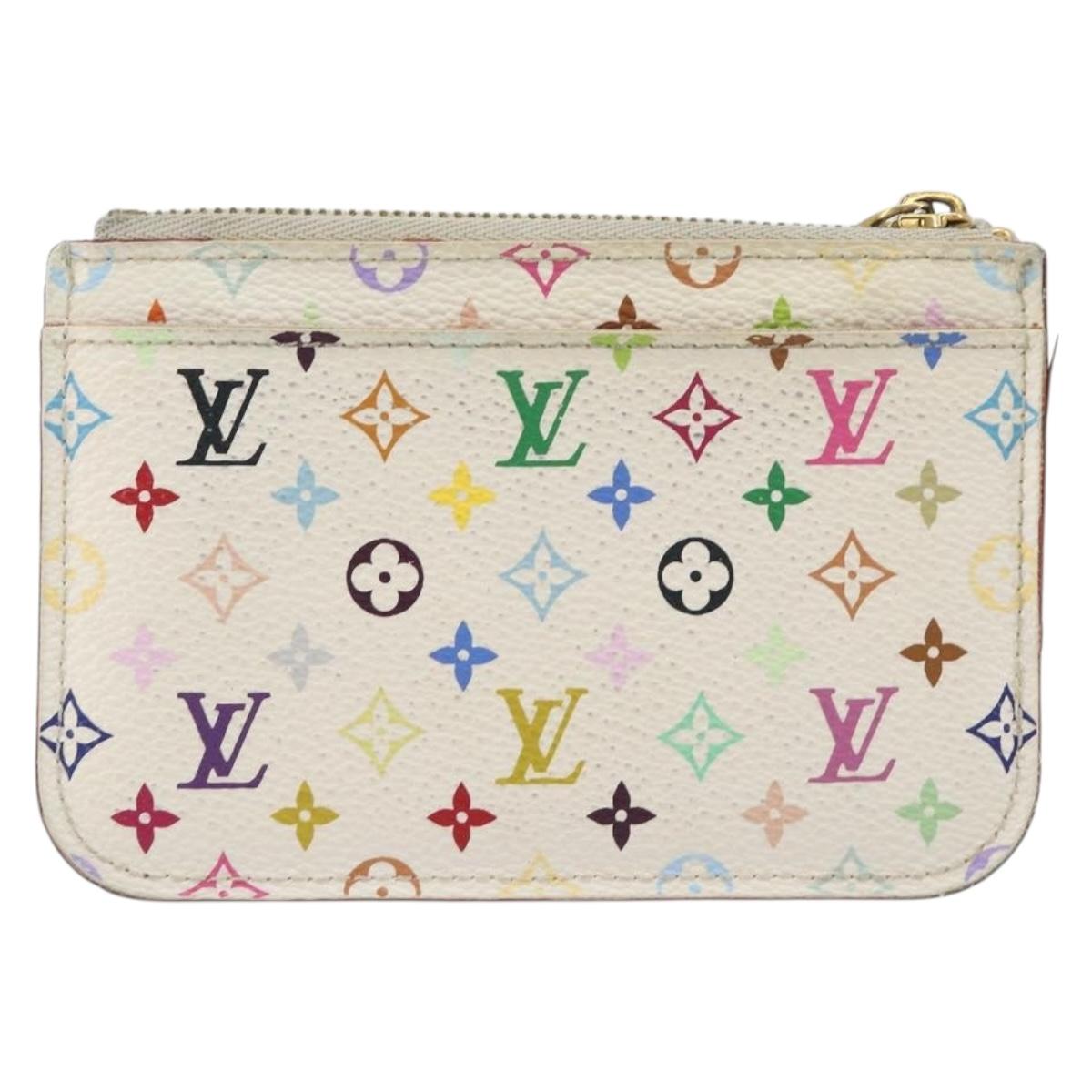 LOUIS VUITTON Monogram Multicolor Pochette Cles NM Purse M93734 LV Auth 193869
