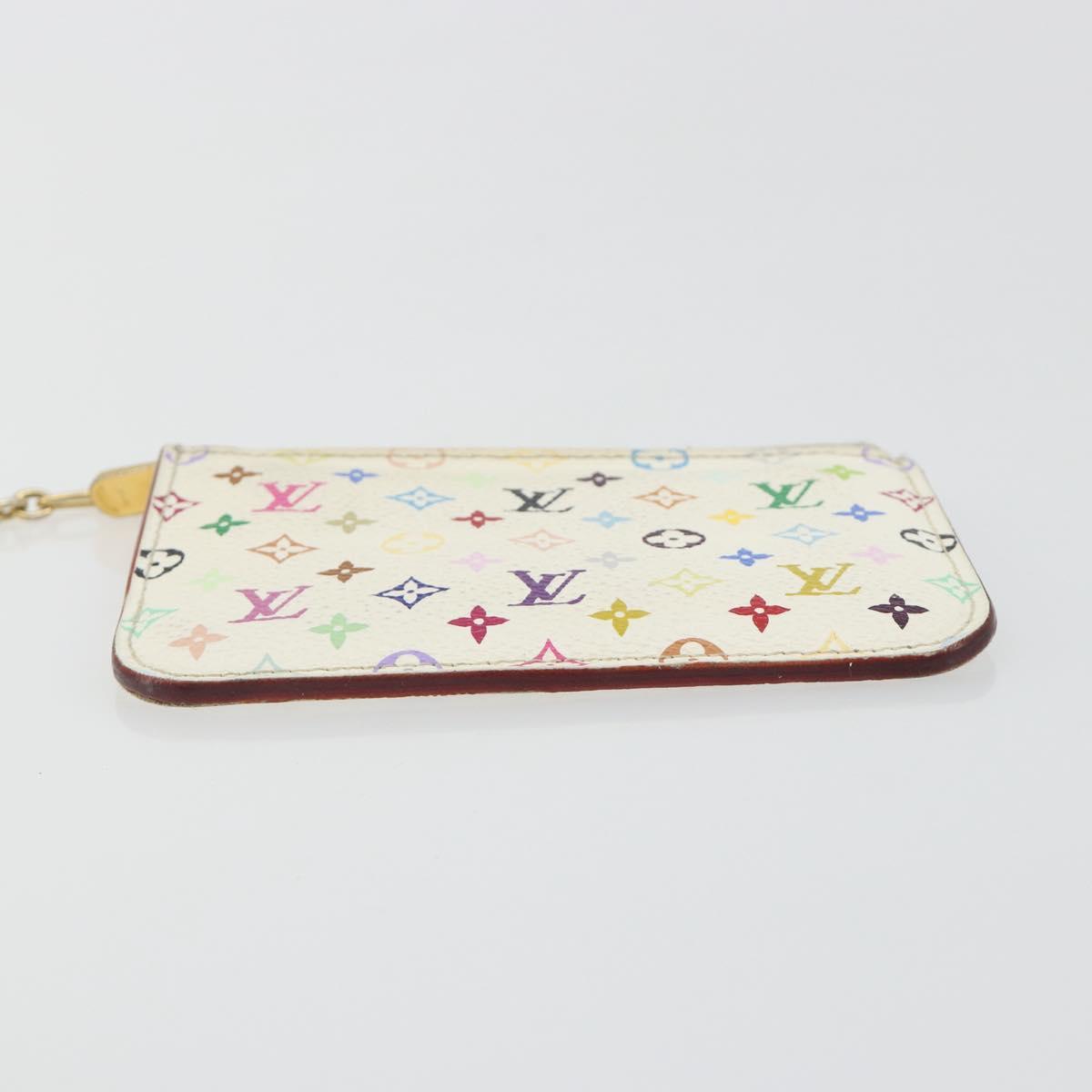LOUIS VUITTON Monogram Multicolor Pochette Cles NM Purse M93734 LV Auth 193869