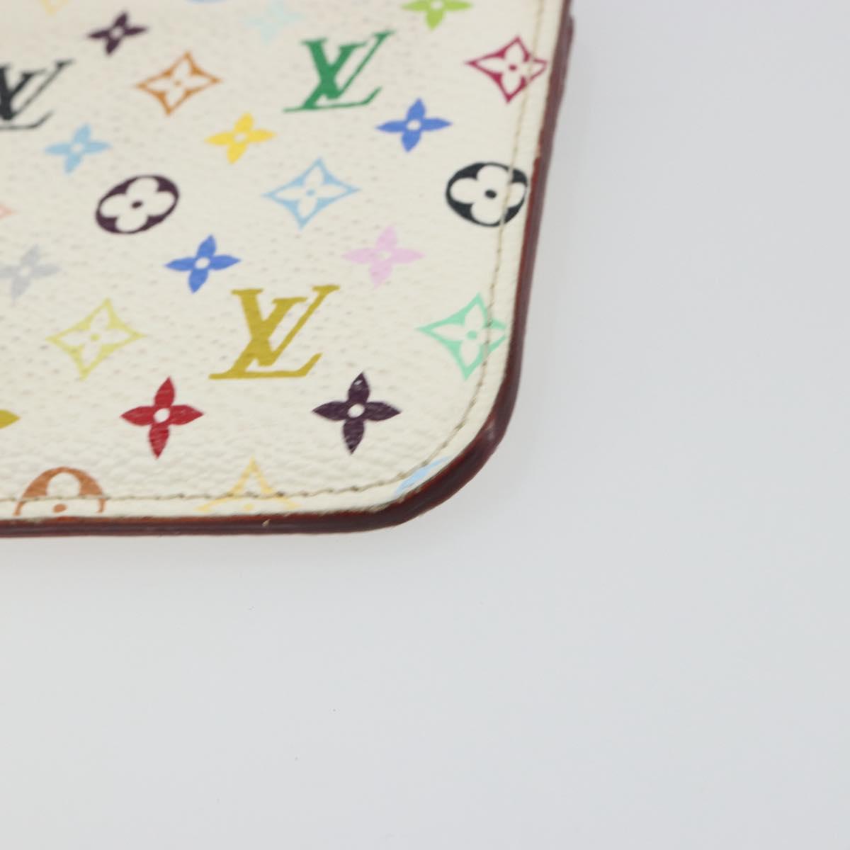 LOUIS VUITTON Monogram Multicolor Pochette Cles NM Purse M93734 LV Auth 193869